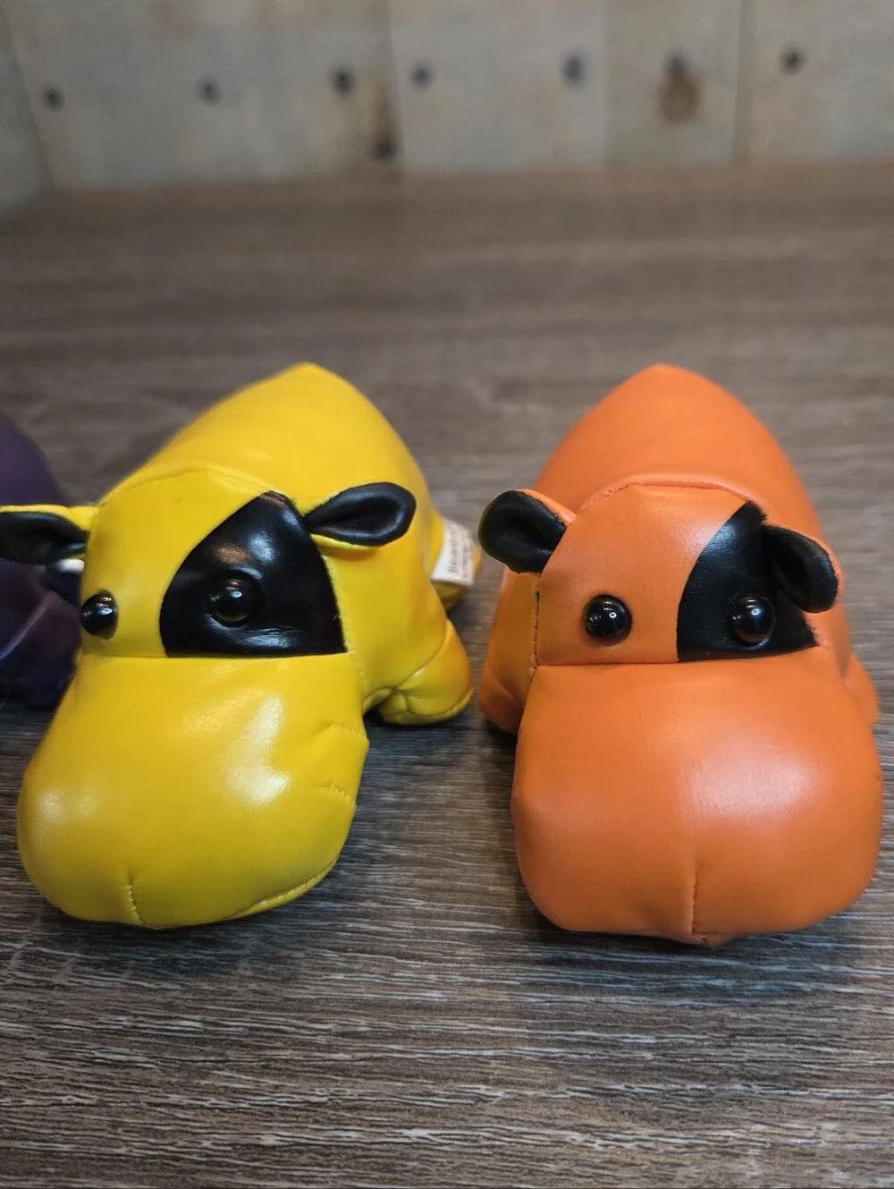Sportime Indestructible Bean Bag Hippos Set of 4 Hippopotamus Vintage 1996